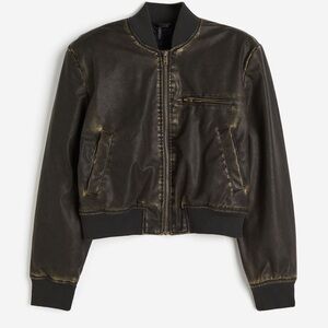 Coated Bomber Jacket